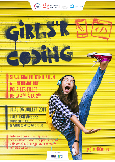 Girls’R Coding – 1-5 juillet Polytech Angers